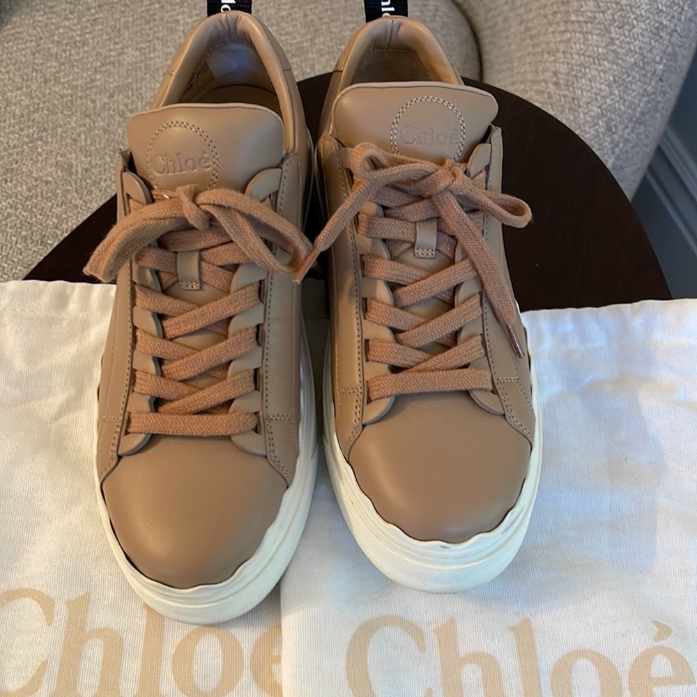 Chloe Tan Sneakers - Picture 2 of 7